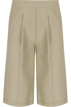 Max Mara Shorts, Dame, , S, Denim, Denim Bermuda Shorts i Sandtoner