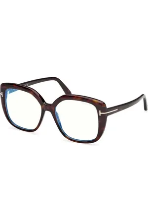 Tom Ford Tilbehør, Dame, Brun, 53 MM, Uld, Stilfulde solbriller brunt stel