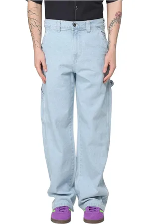 Dickies Jeans, Herre, Blå, W29, Blå Straight-Leg Jeans til Mænd