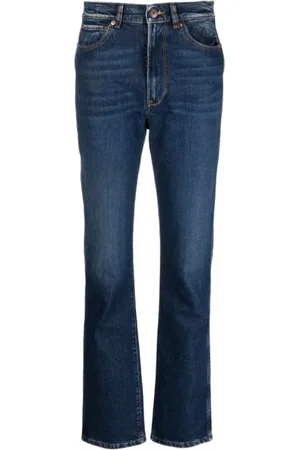 3x1 Jeans, Dame, Blå, W28, Denim, Indigo Flared Denim Jeans