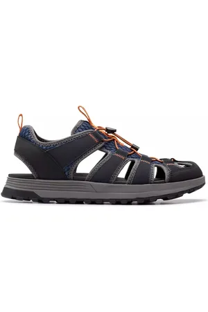 Clarks Sko, Herre, Blå, 44 1/2 EU, Blå Wave Herresandal