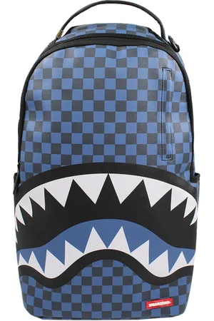 Sprayground Taske, Herre, Blå, ONE SIZE, Uld, Blå Rygsæk med Flere Lommer