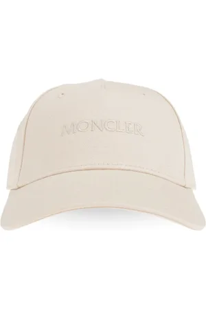 Moncler Tilbehør, Dame, , ONE SIZE, Bomuld, Broderet Kasket med Justerbar Rem