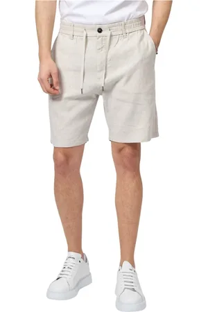 HUGO BOSS Shorts, Herre, , W34, Bomuld, Bomuld Bermuda shorts med snøre talje
