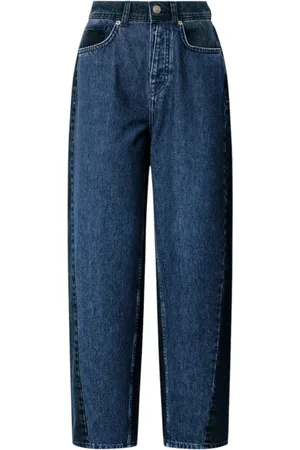 Pepe Jeans Jeans, Dame, Blå, W25, Denim, Denim Barrel Fit High Waist Jeans