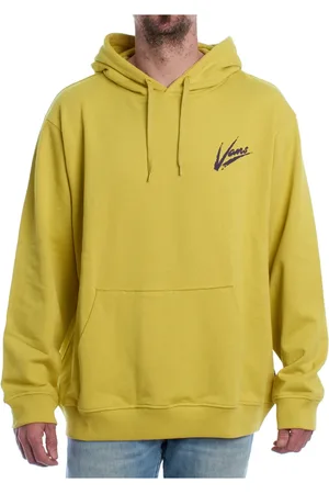Vans Sweathshirts & Hoodies, Herre, Gul, L, Bomuld, Hættetrøje med Fedt Design