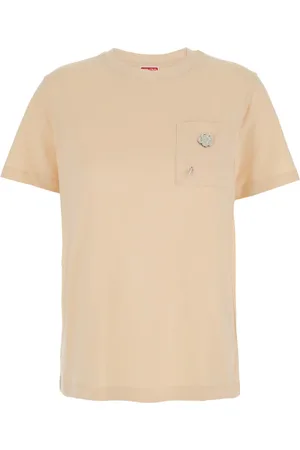 Kenzo Top, Dame, , S, Bomuld, Blomstret løstsiddende T-shirt