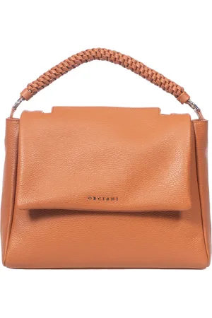 Orciani Taske, Dame, Brun, ONE SIZE, Uld, Læder skuldertaske med Scooby-håndtag