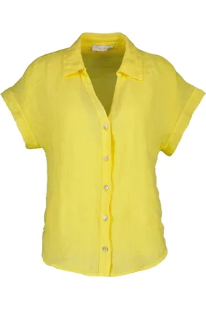 AMELIE & AMELIE Bluser & Skjorter, Dame, Gul, S, Luna Bluse i Lys Gul