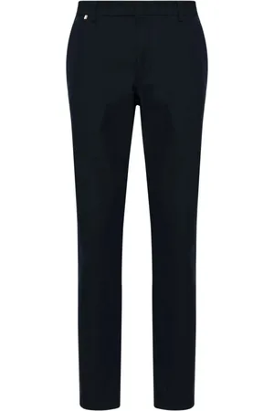 HUGO BOSS Bukser, Herre, Blå, M, Bomuld, Slim Fit Bomuld Stræk Bukser