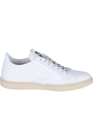 Valsport 1920 Sko, Herre, Hvid, 42 EU, Læder, Hvide lædersneakers med boomerang-detalje