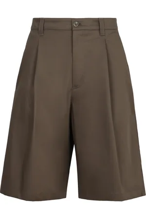 DEPARTMENT FIVE Shorts, Herre, Grøn, W33, Bomuld, Bomuld blanding bermuda shorts