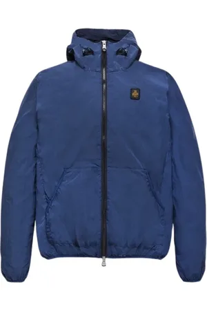 RefrigiWear Jakke, Herre, Blå, XL, Blå Sommerjakke med Hætte