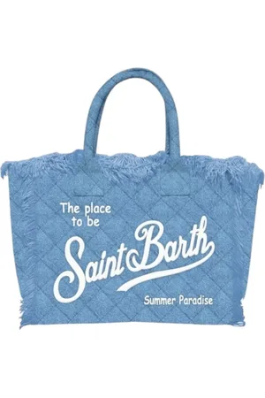 MC2 SAINT BARTH Taske, Dame, Blå, ONE SIZE, Quiltet Terry Vanity Sponge Taske