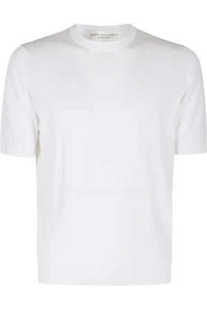 FILIPPO DE LAURENTIIS Top, Herre, Hvid, 2XL, Bomuld, Crepe Bomuld Krave Skjorte