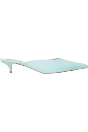 Twin-Set Sko, Dame, Blå, 40 EU, Vernice Decollete Mules Kitten Heel