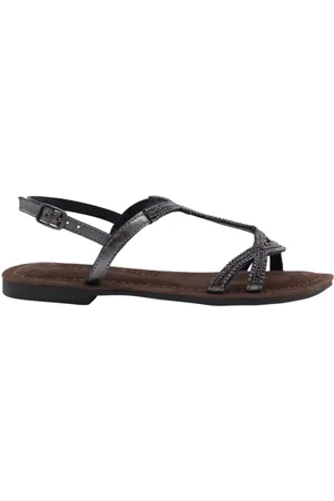 Lazamani Sko, Dame, Grå, 40 EU, Moderne Sandaler til Kvinder
