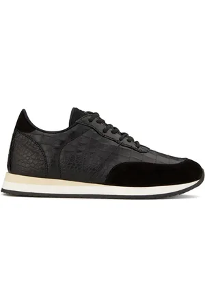 Giuseppe Zanotti Sko, Herre, Sort, 41 EU, Uld, Sorte Mænds Fritidssneakers