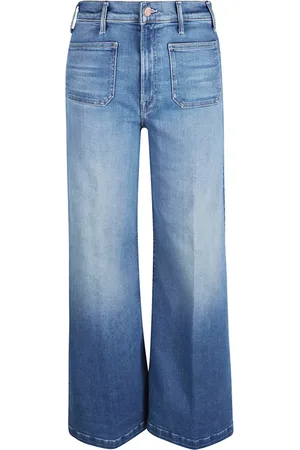 Mother Jeans, Dame, Blå, W28, Bomuld, Denim Jeans, USA Fremstillet, Bomuldsblanding