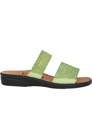 Ganter Sko, Dame, Grøn, 38 EU, Uld, Grøn sandal til kvinder