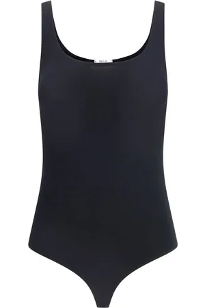 Wolford Top, Dame, Sort, M, Bomuld, Ærmeløs Stretch Body med Rund Halsudskæring