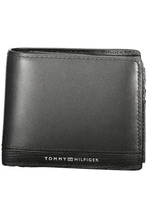 Tommy Hilfiger Tilbehør, Herre, Sort, ONE SIZE, Læder, Sort Læder Herre Pung