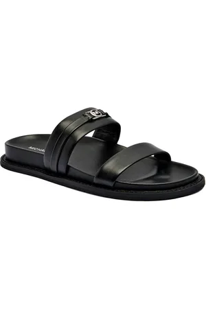 Michael Kors Sko, Dame, Sort, 40 EU, Uld, Flad sandal til kvinder