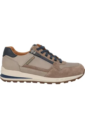 Mephisto Sko, Herre, Grå, 40 EU, Læder, Grå snøresneaker til mænd