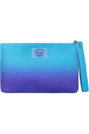 F**K Taske, Dame, Flerfarvet, ONE SIZE, Fantasi Lærred Mini Clutch med Lynlås