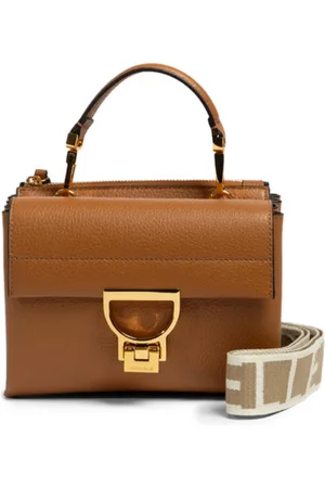 Coccinelle Taske, Dame, Brun, ONE SIZE, Signature Crossbody Taske i Hvid