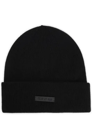 FEAR OF GOD Tilbehør, Herre, Sort, ONE SIZE, Cashmere, Luksuriøs Sort Cashmere Hue