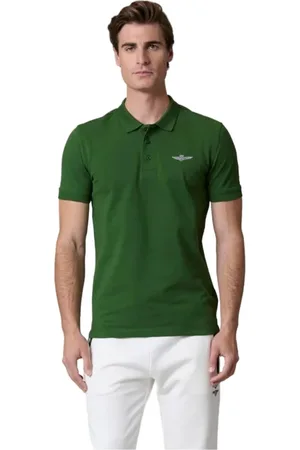 Aeronautica Militare Top, Herre, Grøn, 3XL, Uld, Stilfuldt Polo Shirt