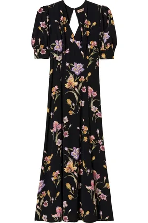 Twin-Set Kjole, Dame, Sort, M, Uld, Sort Elegant Kjole til Kvinder