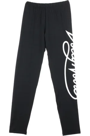 DOLLY NOIRE Bukser, Dame, Sort, M, Sort Logo Leggings til Kvinder