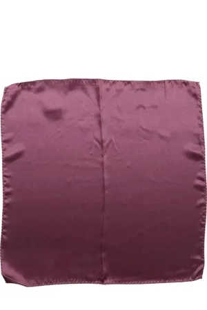 Dolce & Gabbana Tilbehør, Herre, Lilla, ONE SIZE, Uld, Herre Lommetørklæde i Stilfuldt Design