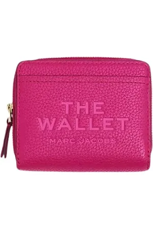 Marc Jacobs Tilbehør, Dame, Lyserød, ONE SIZE, Læder, Rose Mini Pung med Kortholdere