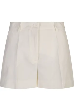P.A.R.O.S.H. Shorts, Dame, Hvid, M, Polyester, Hvide Bukser, Viskose/Polyester Blanding