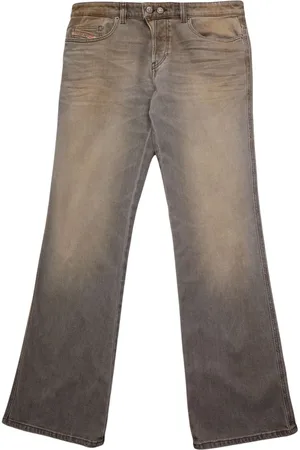 Diesel Jeans, Herre, Grå, W32, Bootcut Jeans i Grå D-Buck