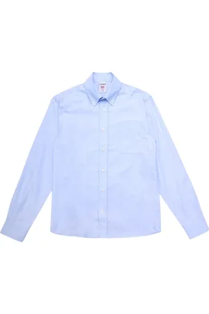 SEBAGO Skjorte, Herre, Blå, L, Whaleback Button Down Skjorte i Blå