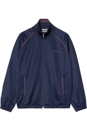 Carhartt Jakke, Herre, Blå, M, Bomuld, Benford Jakke Inspireret Tracksuit Stil