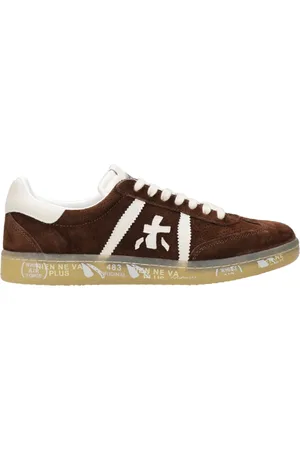 Premiata Sko, Herre, Brun, 44 EU, Uld, Brun Ruskind Snøresko
