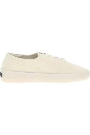 FEAR OF GOD Sko, Herre, Hvid, 43 EU, Suede, Suede Sneakers med forlænget tå