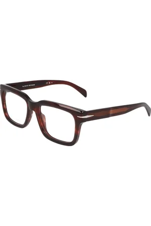 DB EYEWEAR BY DAVID BECKHAM Tilbehør, unisex, Brun, 53 MM, Ikonisk Retro Stil Brillekollektion