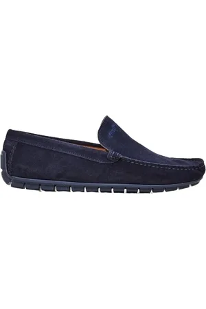 HARMONT&BLAINE Sko, Herre, Blå, 44 EU, Uld, Moderne Loafers til Mænd