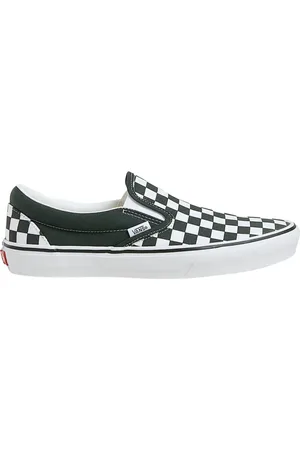 Vans Sko, unisex, Sort, 37 EU, Klassisk Slip-On Sko Sort Hvid