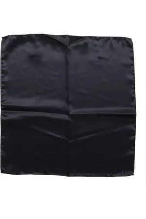 Dolce & Gabbana Tilbehør, Herre, Sort, ONE SIZE, Uld, Herre Lommetørklæde i Stilfuldt Design