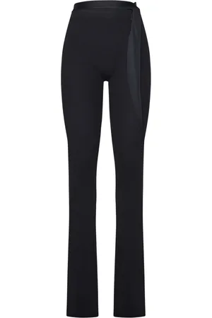OTTOLINGER Bukser, Dame, Sort, S, Bomuld, Sorte højtaljede slim fit bukser
