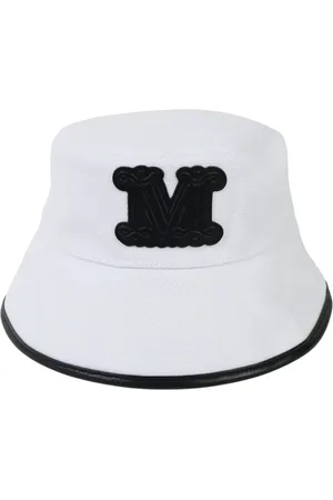 Max Mara Tilbehør, Dame, Hvid, 57 CM, Hvide Strandhatte Esperia