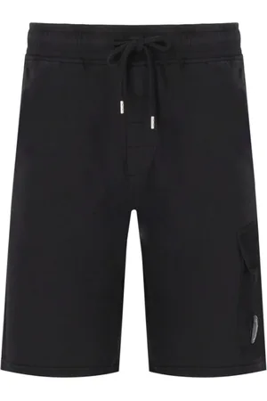 C.P. Company Shorts, Herre, Sort, XL, Bomuld, Sort Cargo Fleece Bermuda Shorts