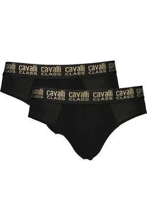 Roberto Cavalli Undertøj, Herre, Sort, M, Bomuld, Sort Bomuld Undertøj